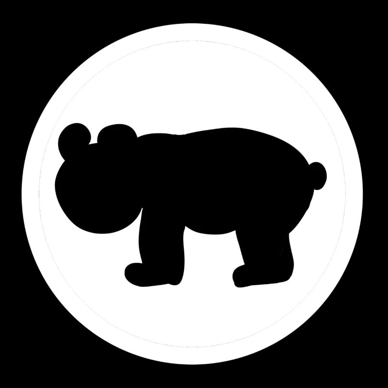 Kreis Bär Tier Symbol