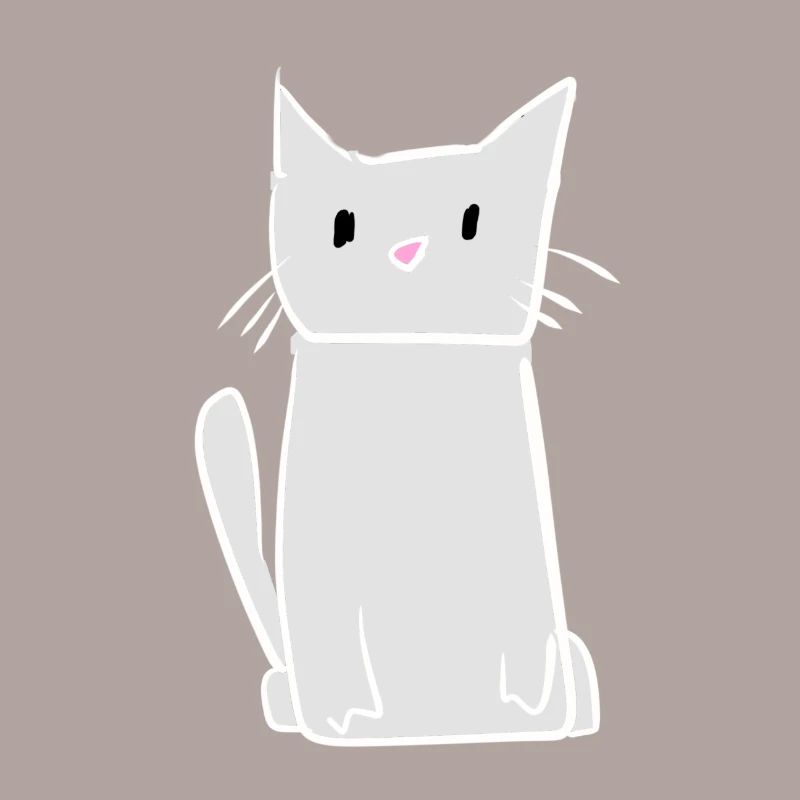 Symbole mignon d’animal de chat