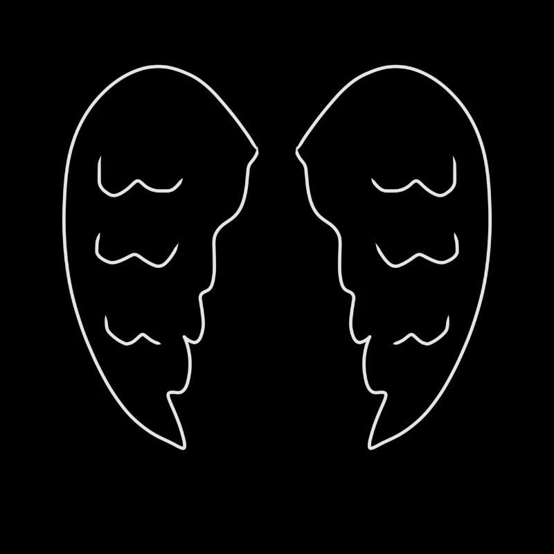 Two Wings Angel Symbol Devil