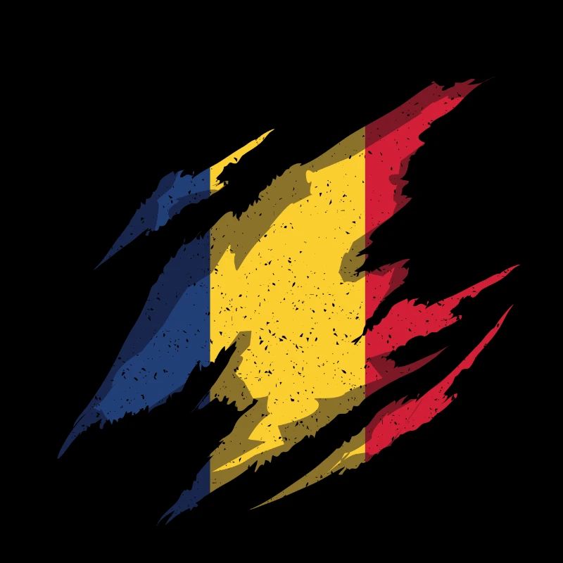 Roumanie Roumain Roumain Drapeau roumain Bête