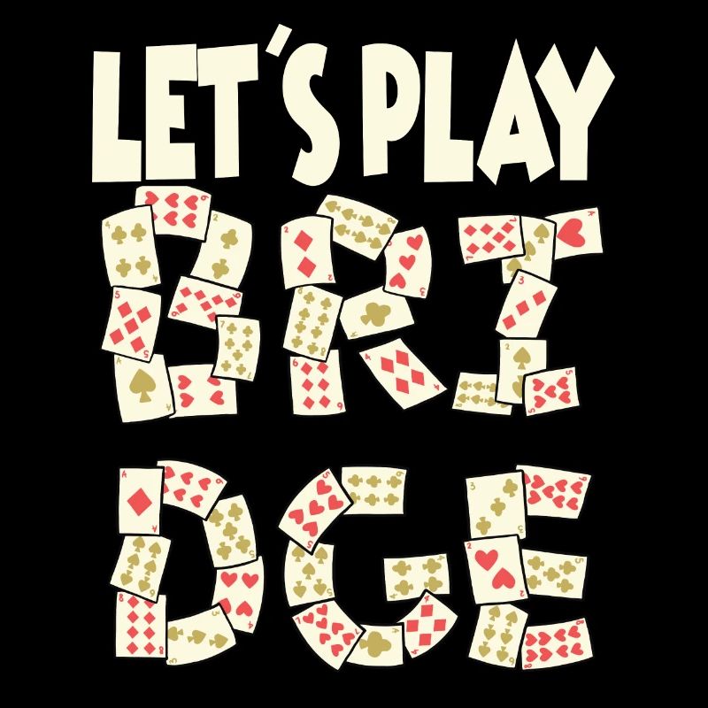 Funny bridge player card game