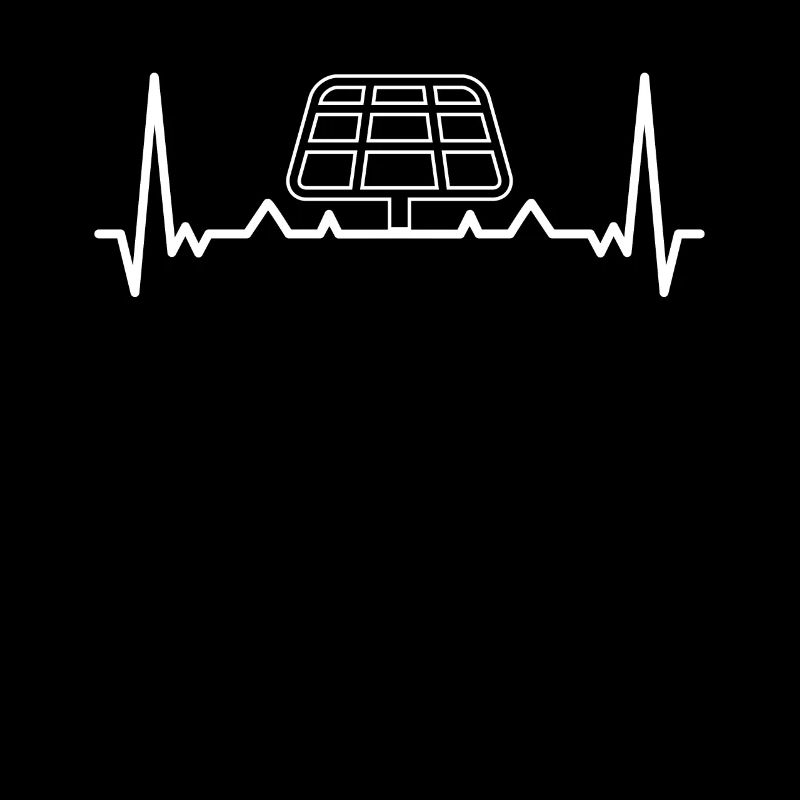 Heartbeat solar panel solar energy
