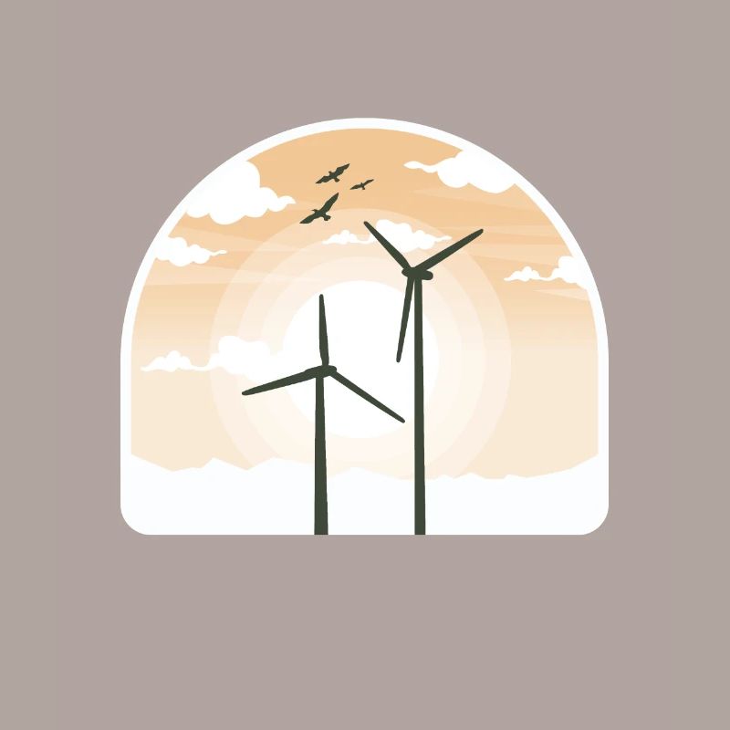 Graphique de puissance éolienne éolienne éolienne