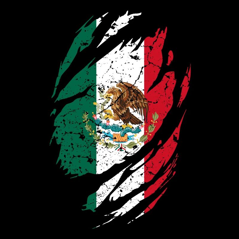 Drapeau & blasons du Mexique