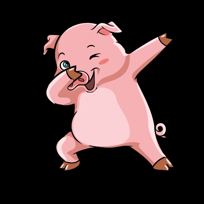 Dabbing Schwein Sieger Sau