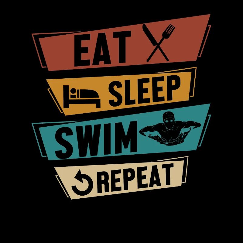 Nageurs Compétition Natation Eau Cadeau