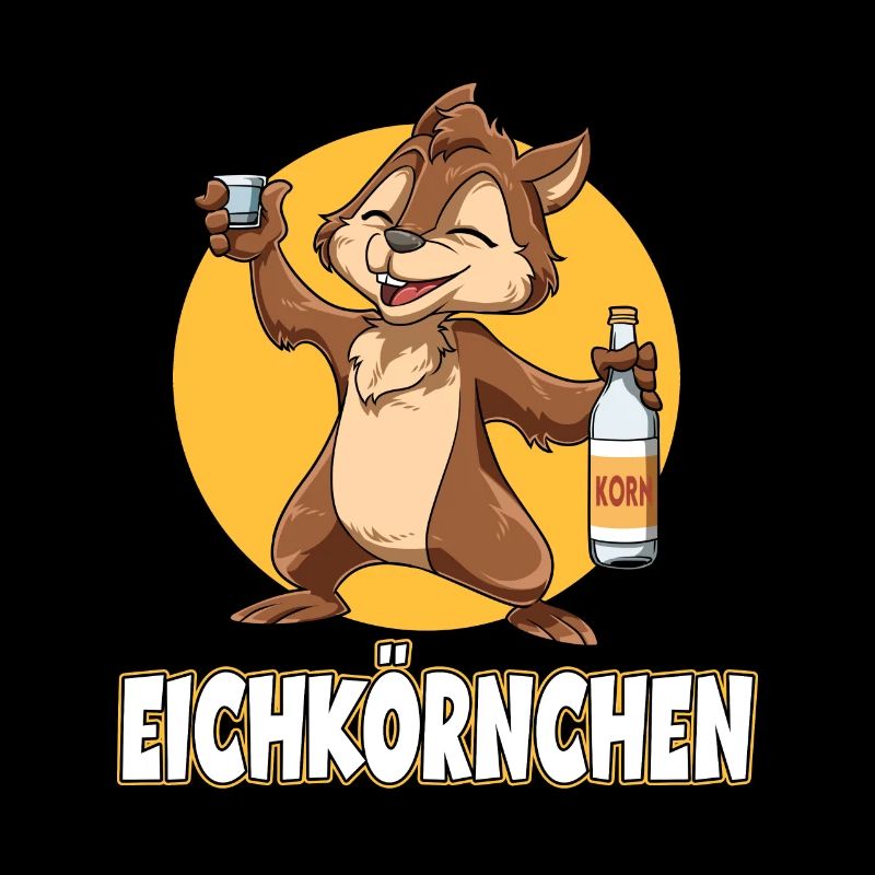 Eichkörnchen Eichhörnchen mit Korn