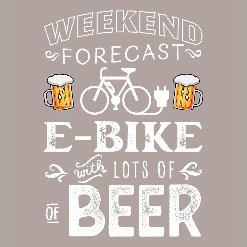 Lustige Wochenendprognose EBike & Bier