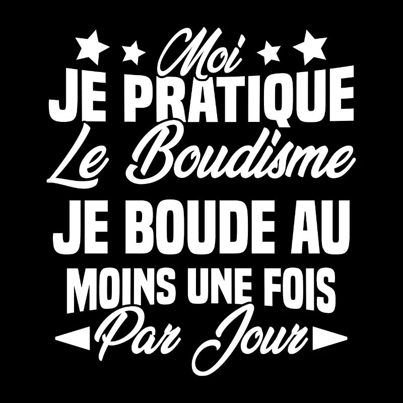 je boude au moins une fois par jour