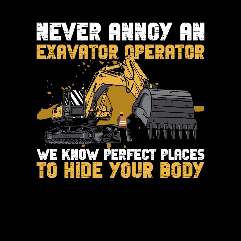 Bagger Baggerführer Baggerfahrer