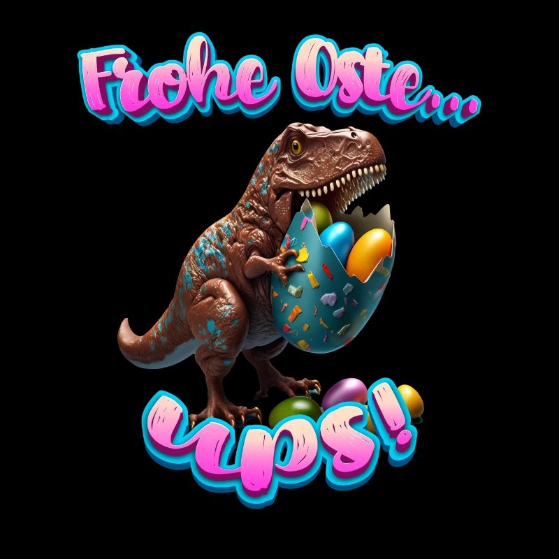 Frohe Ostern...ups! Dinosaurier Ostern Bunny