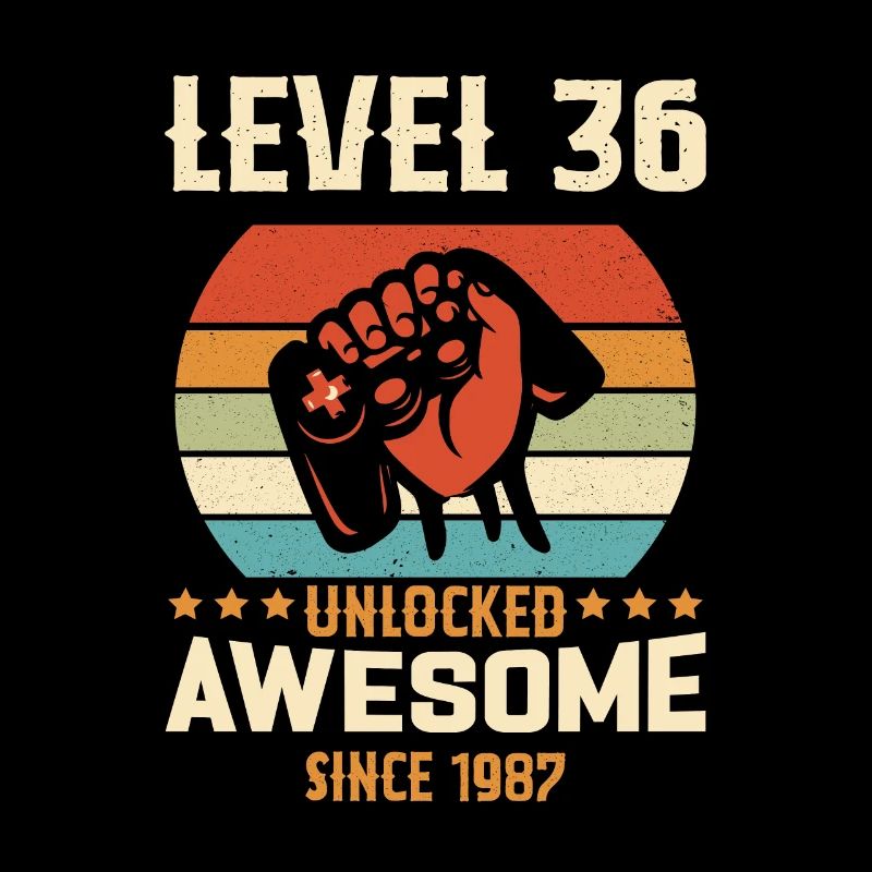 Level 36 komplettes Geburtstagsgeschenk von 1987