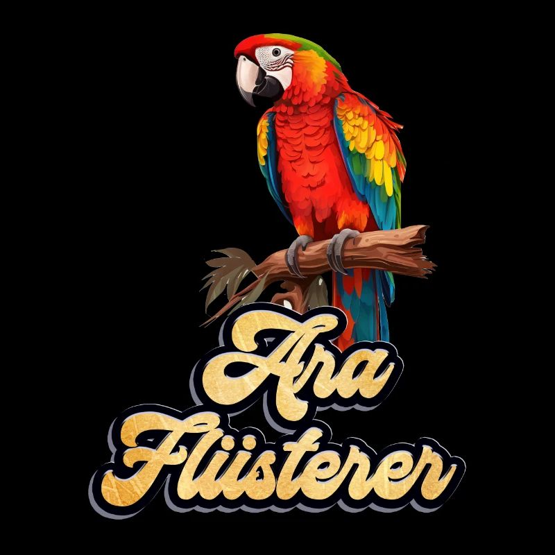 Ara Flüsterer Macaw Whisperer Papageien Fan