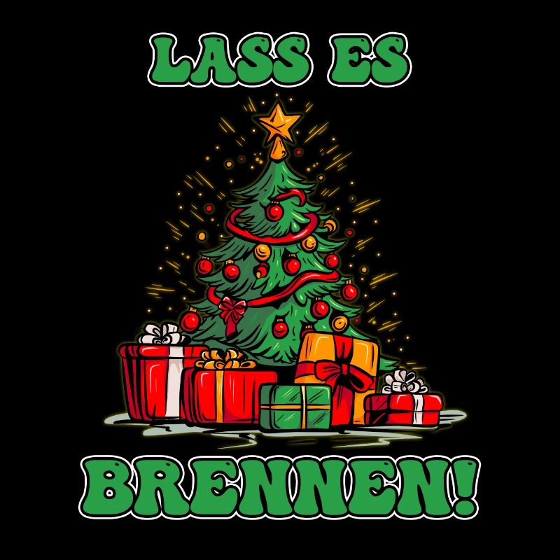 Weihnachtsbaum Lass Es Brennen! Weihnachten