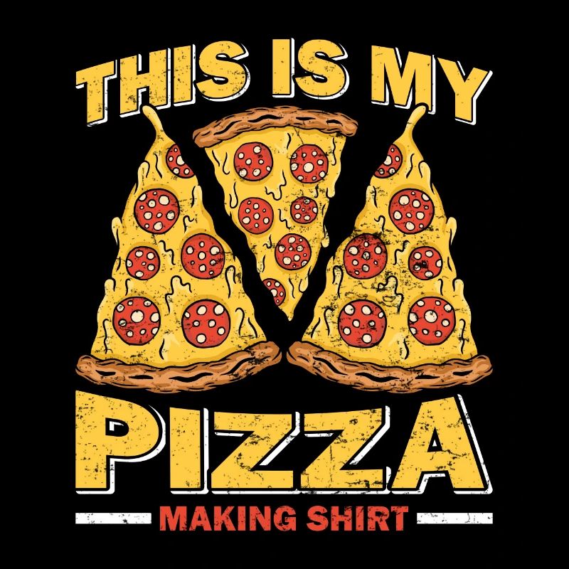 Pizzaïolo c’est ma chemise de fabrication de pizza