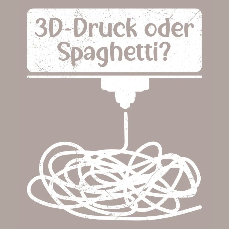 3D-Druck oder Spaghetti 3D Drucken Fail