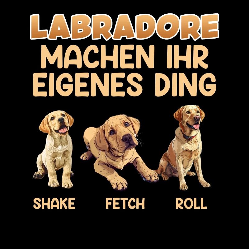 Labradore Machen ihr Eigenes Ding Lustiges