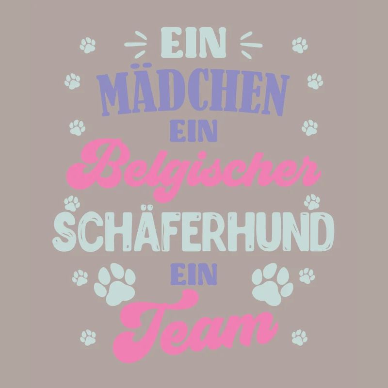Malinois EIN MÄDCHEN EIN BELGISCHER SCHÄFERHUND