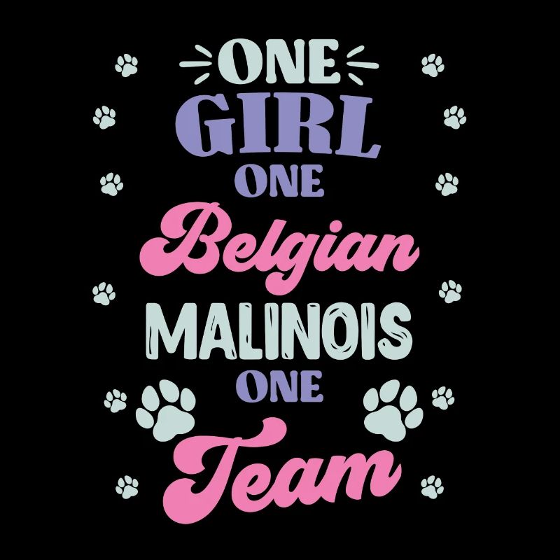 Malinois EIN MÄDCHEN EIN BELGISCHER SCHÄFERHUND