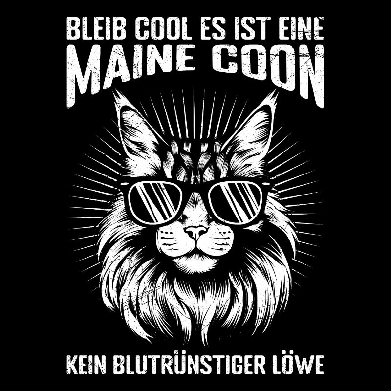 Maine Coon RESTEZ COOL C’EST UN MAINE COON NON