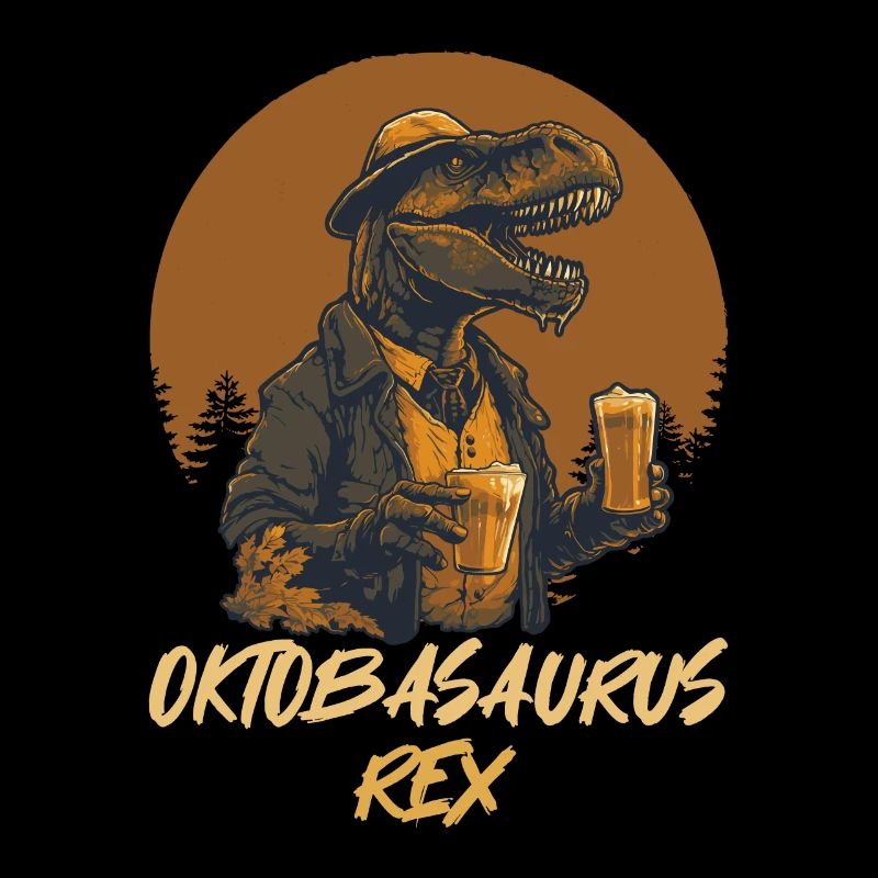 Oktbasaurusrex Bier Dinosaurier Biertrinker