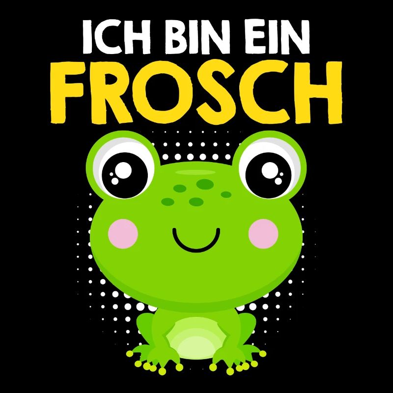 Froschkostüm ICH BIN EIN FROSCH Karneval