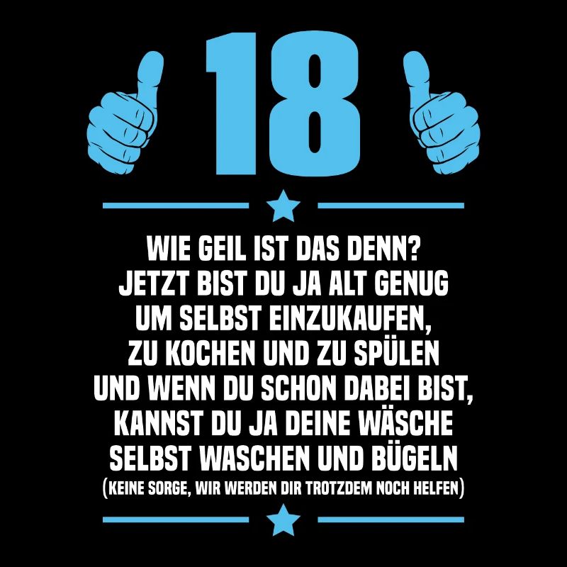 18er Eltern Sohn 18 Geburtstag Geschenk
