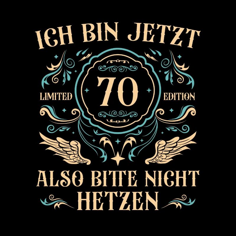 70er 70 Jahre alt Mann 70. Geburtstag Geschenkidee