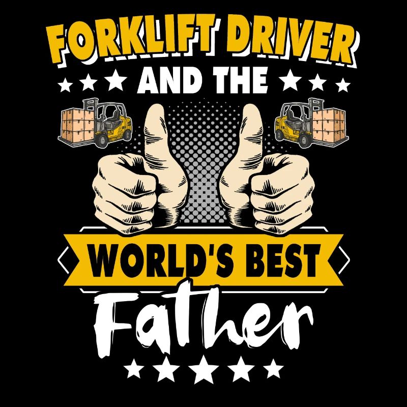 Gabelstapler Papa Staplerfahrer
