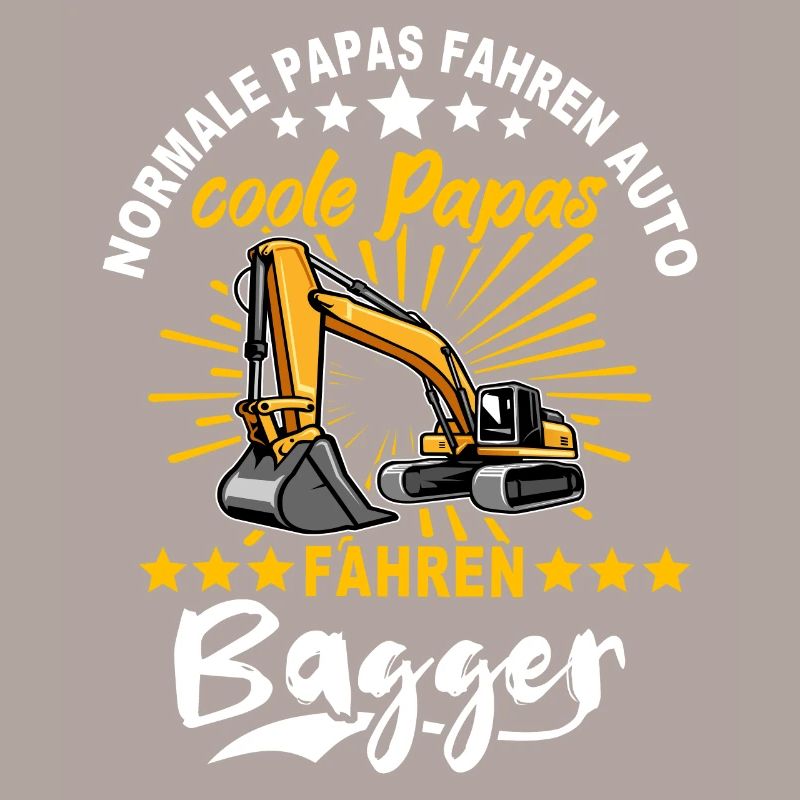 Baggerfahrer Papa Baggerführer