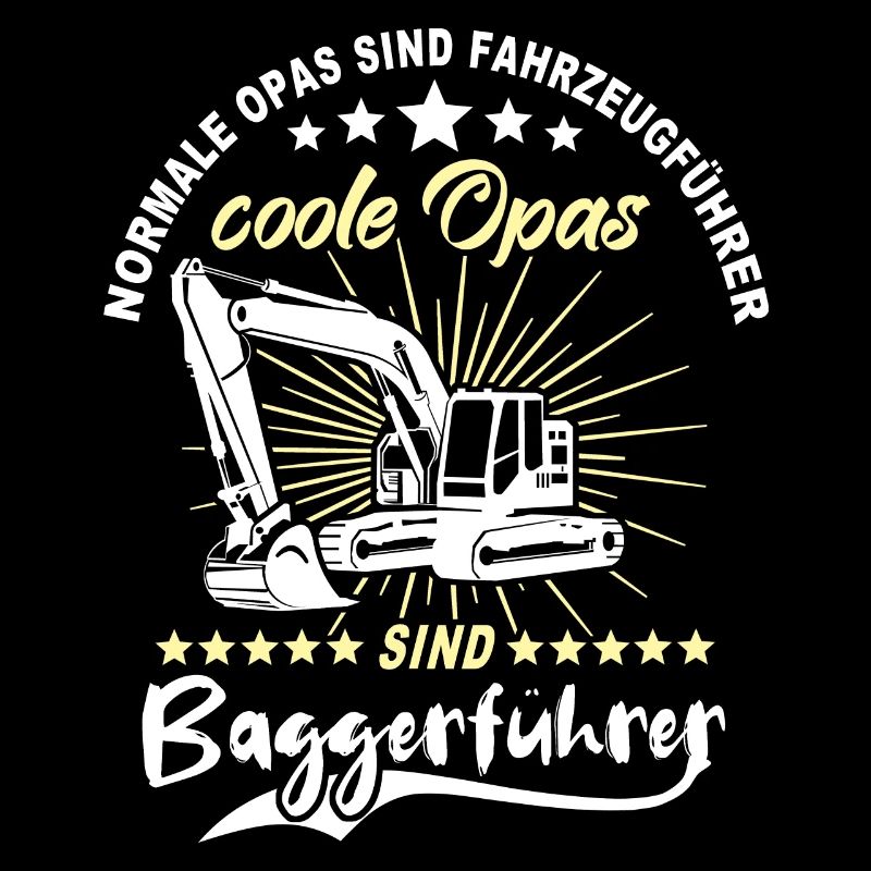 Opa Baggerfahrer