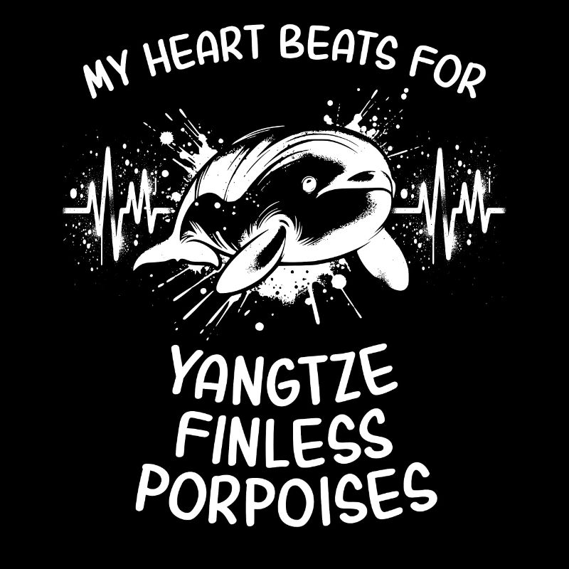 Fleuve Yangtze Smooth Dolphin Heartline