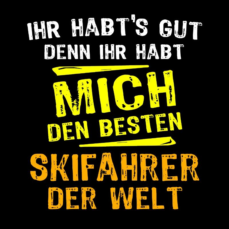 Skifahrer Geschenk