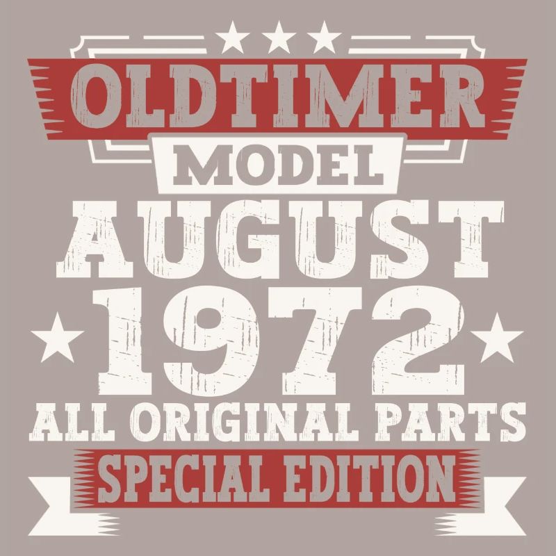 Oldtimer August 1972 50th Birthday Gift Fun