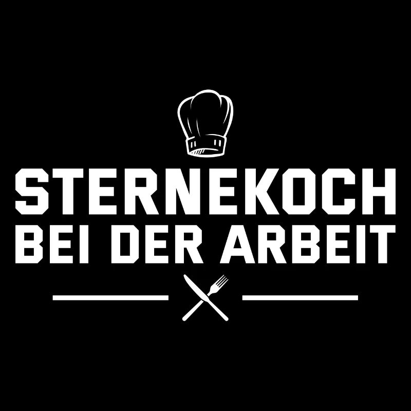 Sternekoch bei der Arbeit Hobbykoch Geschenk