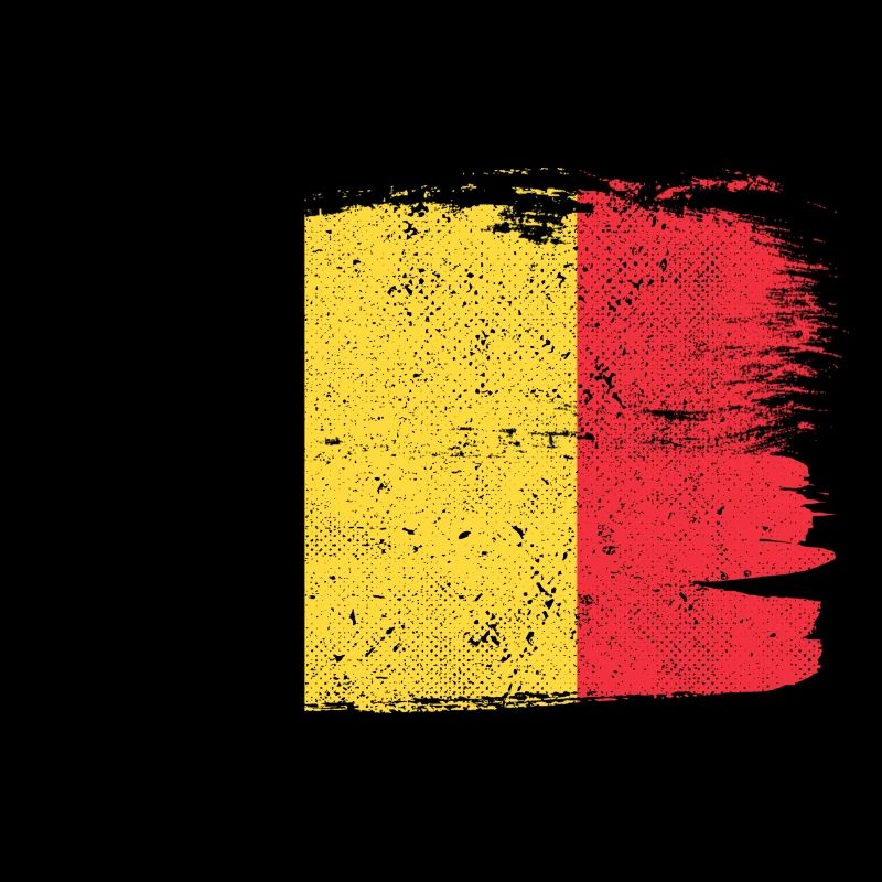 Drapeau de la Belgique Drapeau de la paix Vintage