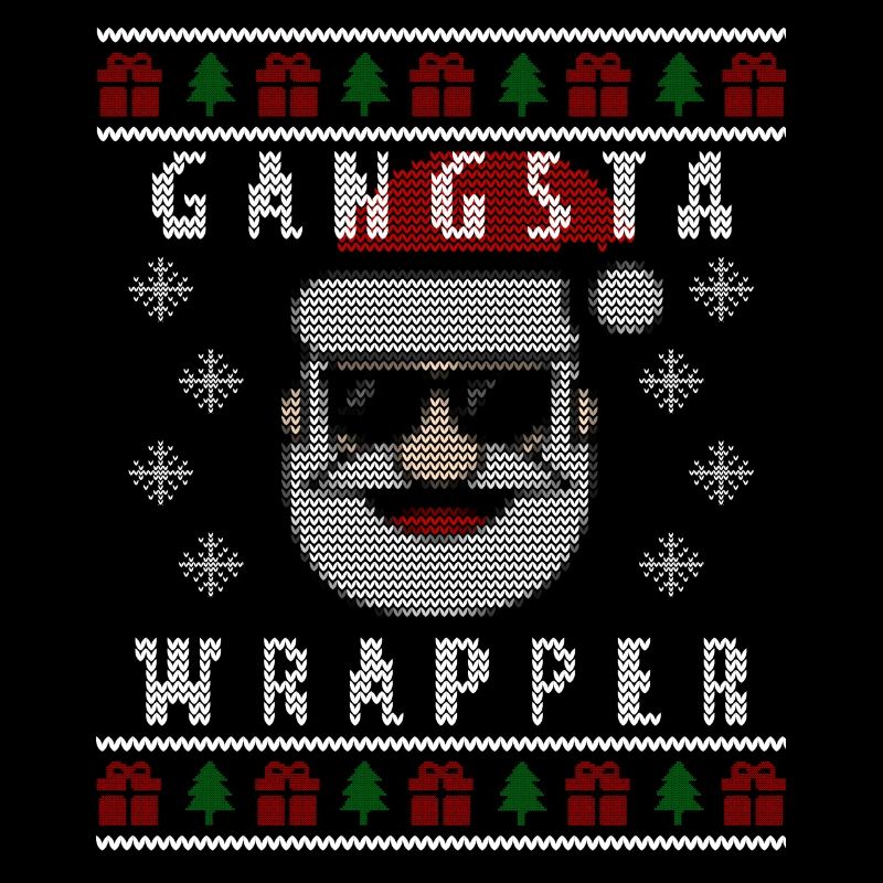 Gangsta Wrapper Christmas Ugly Sweater