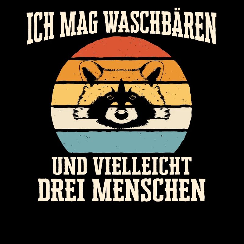 Waschbär Waschbären Tier