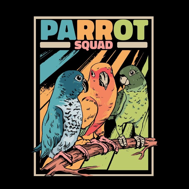Perroquets Perruche d’oiseau