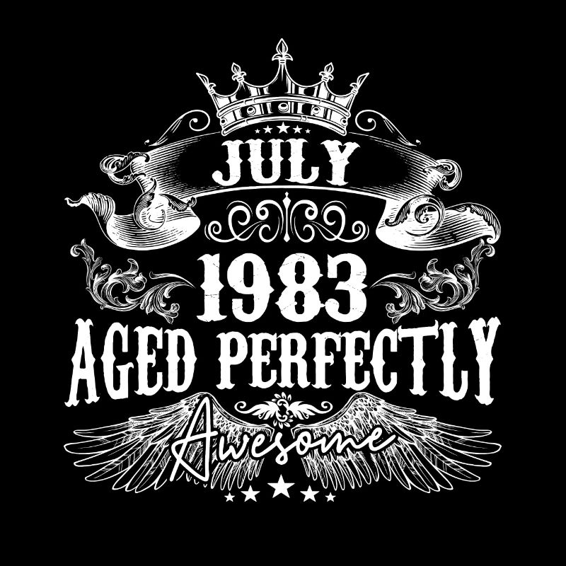 1983| Juli 1983 Geburtstag Perfekt gealtert
