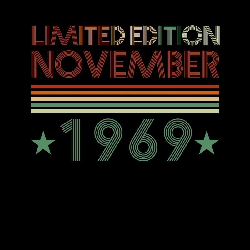 52. Geburtstag November 1969 Geschenkidee