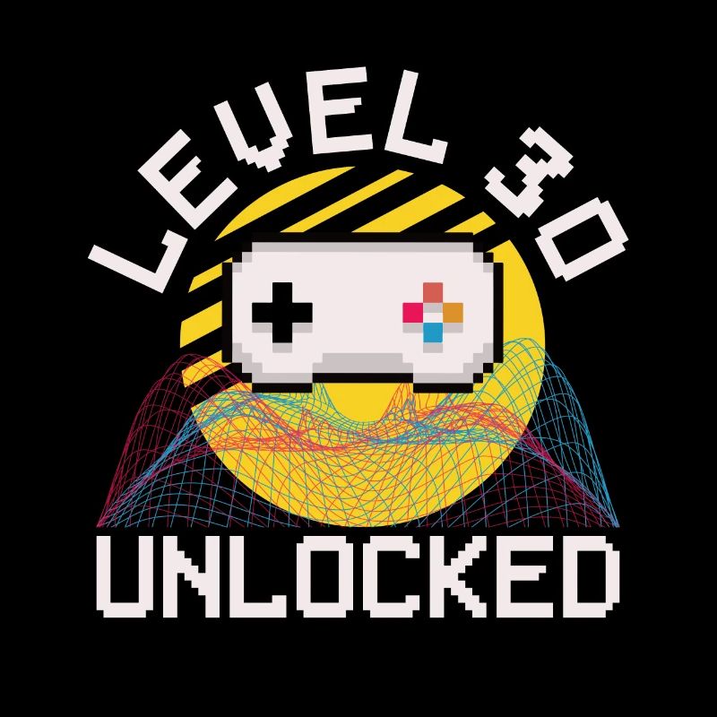 Level 30 Jahre Mann 1992 Geschenk - 30 Geburtstag