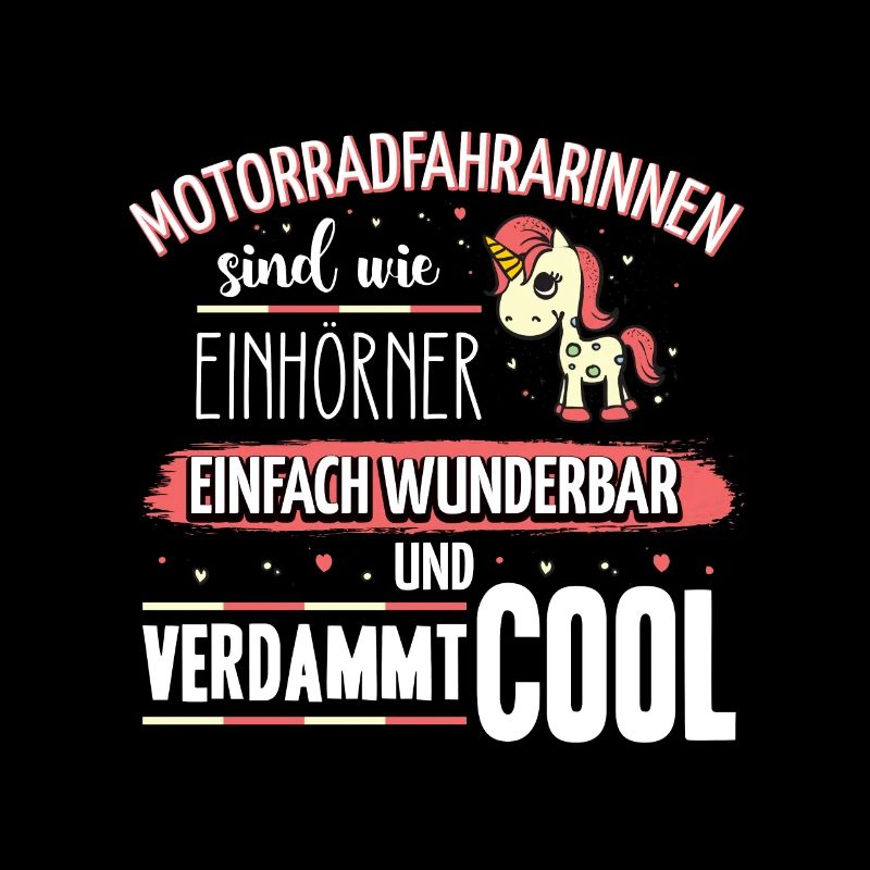 Motorradfahrerinnen sind wie Einhörner