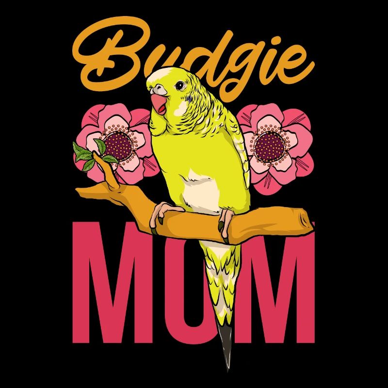 Tier Vogel Mama Muttertag Geschenk Wellensittich