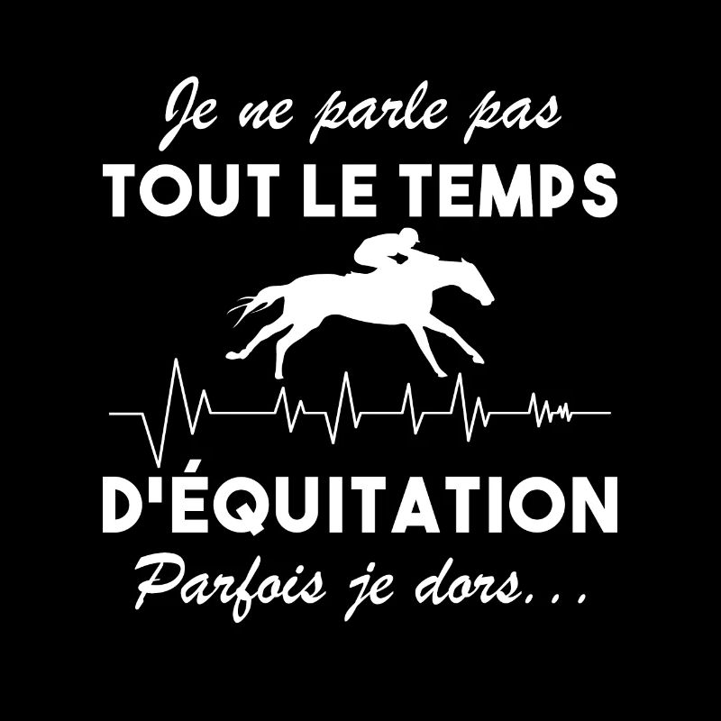 Je ne parle pas toujours d équitation