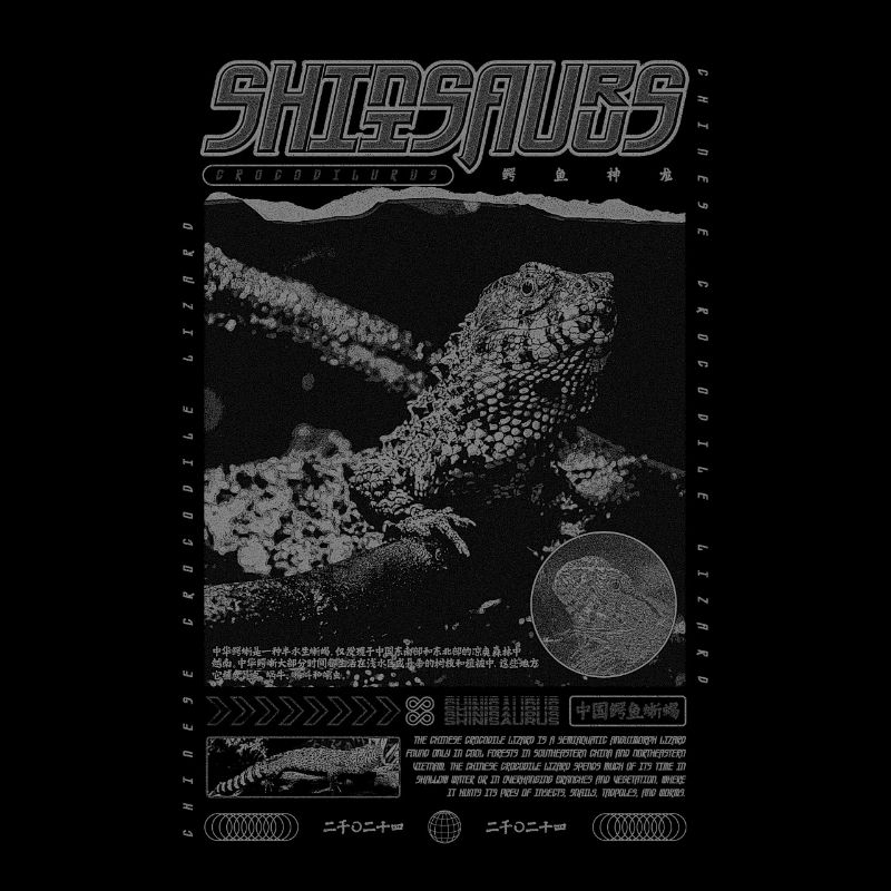 Chinesisches Krokodil Eidechse Shinisaurus Crocodilurus