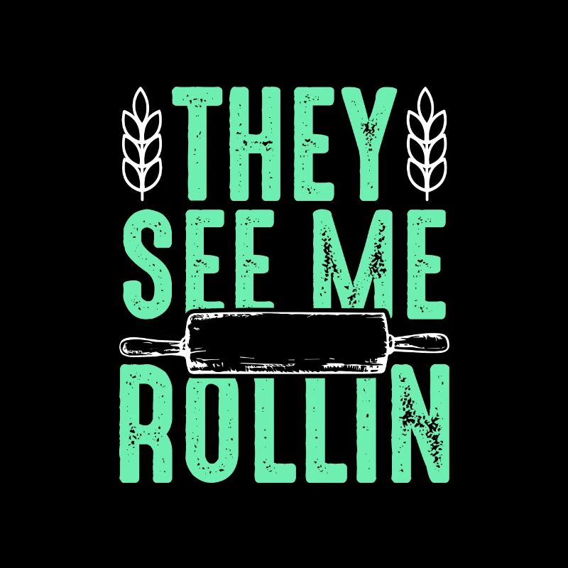 Rolling pin baking saying quote