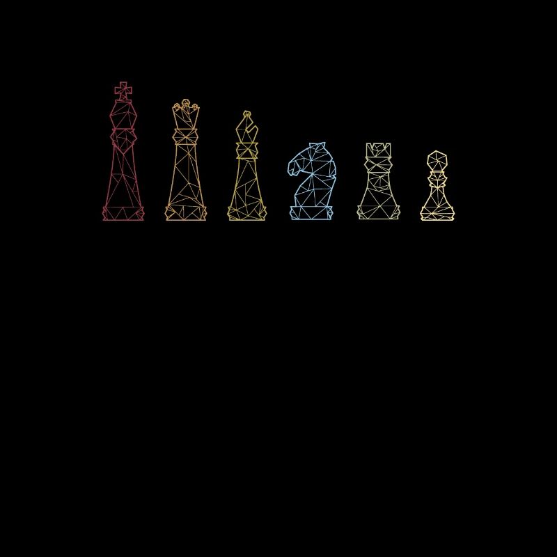 Cooles Schach Dame König Turm Geschenk