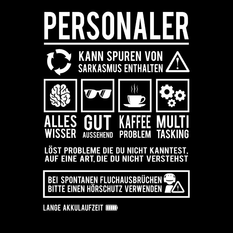 Personaler Beruf Human Resources Lustig Personal