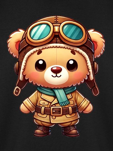 Teddybär Pilot